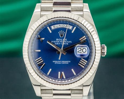 rolex day date navy